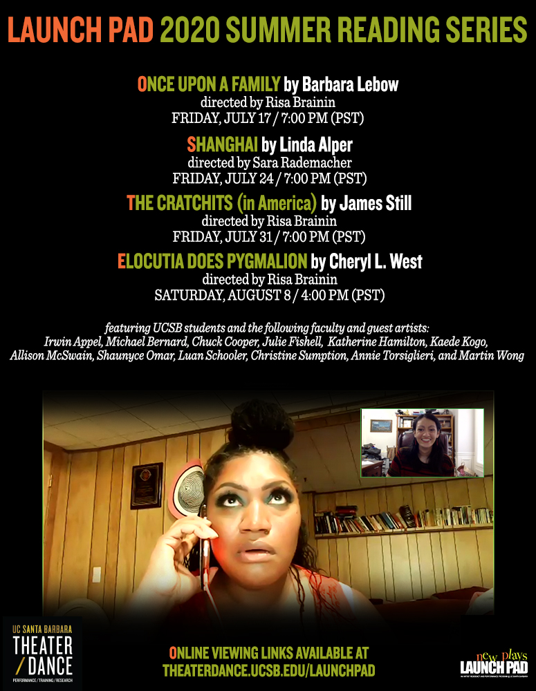 2020 Summer Series flyer for all plays