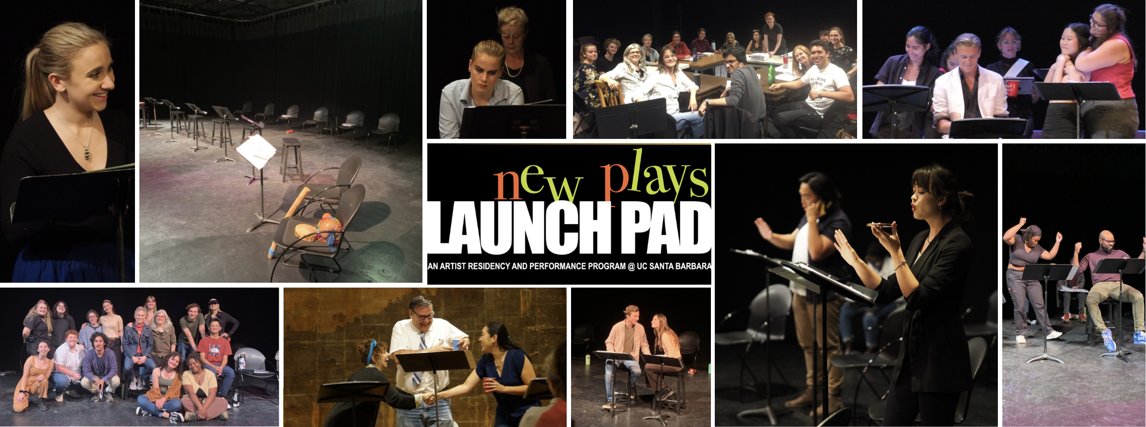 collage of photos from past reading series