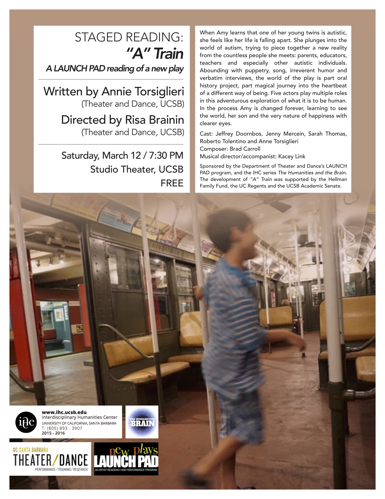 A Train Reading Poster